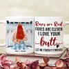 Roses Are Red Foxes Are Clever I Love Your Butt Let Me Touch It Forever, Butt Naughty Couples White Mug Roses Are Red Foxes Are Clever I Love Your Butt Let Me Touch It Forever, Butt Naughty Couples White Mug