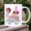 Roses Are Red, Lilies Are Whitty, Gift For Couple, Personalized Mug, Naughty Couple Mug, Anniversary Gift