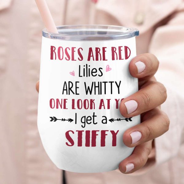 Roses Are Red, Lilies Are Whitty, Gift For Couple, Personalized Mug, Naughty Couple Mug, Anniversary Gift