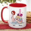 Roses Are Red, Lilies Are Whitty, Gift For Couple, Personalized Mug, Naughty Couple Mug, Anniversary Gift