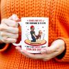 Roses Are Red Morning Foggy Love Quote With Cartoon Couple - Personalized Custom Coffee Mug - CPL259_MG Roses Are Red Morning Foggy Love Quote With Cartoon Couple - Personalized Custom Coffee Mug - CPL259_MG
