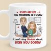 Roses Are Red, The Morning Is Foggy - Couple Personalized Custom Mug - Christmas Gift For Husband Wife, Anniversary