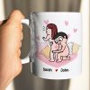 Roses Are Red, True Love is Rare, Personalized Couple Mug, Gift For Couple Roses Are Red, True Love is Rare, Personalized Couple Mug, Gift For Couple