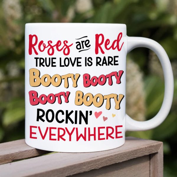 Roses Are Red, True Love is Rare, Personalized Couple Mug, Gift For Couple Roses Are Red, True Love is Rare, Personalized Couple Mug, Gift For Couple