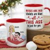 Roses Are Red Violets Are Blue All This Ass Is Just For You - Personalized Couple Mug - Gift For Couple Roses Are Red Violets Are Blue All This Ass Is Just For You - Personalized Couple Mug - Gift For Couple