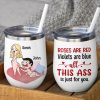 Roses Are Red Violets Are Blue All This Ass Is Just For You - Personalized Couple Mug - Gift For Couple Roses Are Red Violets Are Blue All This Ass Is Just For You - Personalized Couple Mug - Gift For Couple