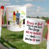 Roses Are Red, Violets Are Blue, Gift For Couple, Personalized Mug, Dog Walking Mug, Anniversary Gift
