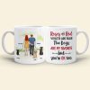 Roses Are Red, Violets Are Blue, Gift For Couple, Personalized Mug, Dog Walking Mug, Anniversary Gift