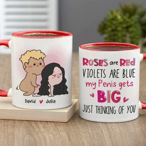 Roses Are Red, Violets Are Blue, Gift For Couple, Personalized Tumbler, Naughty Couple Tumbler, Couple Gift