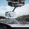 Rotatable Rearview Mirror Mobile Holder Rotatable Rearview Mirror Mobile Holder