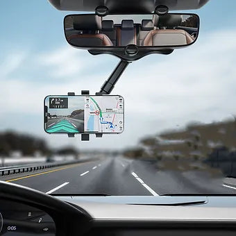 Rotatable Rearview Mirror Mobile Holder Rotatable Rearview Mirror Mobile Holder