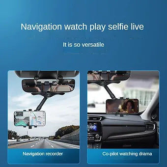 Rotatable Rearview Mirror Mobile Holder Rotatable Rearview Mirror Mobile Holder