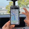 Rotatable Rearview Mirror Mobile Holder Rotatable Rearview Mirror Mobile Holder