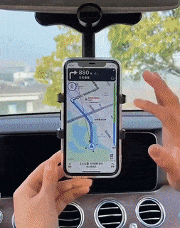 Rotatable Rearview Mirror Mobile Holder Rotatable Rearview Mirror Mobile Holder