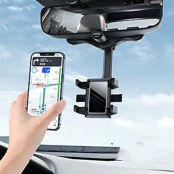 Rotatable Rearview Mirror Mobile Holder Rotatable Rearview Mirror Mobile Holder