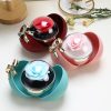 Round Bow Eternal Rose Jewelry Gift Box for Necklace and Ring Round Bow Eternal Rose Jewelry Gift Box for Necklace and Ring
