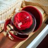 Round Eternal Rose Gift Box for Necklace, Ring, and Jewelry Round Eternal Rose Gift Box for Necklace, Ring, and Jewelry