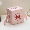 Round Eternal Rose Gift Box for Necklace, Ring, and Jewelry Round Eternal Rose Gift Box for Necklace, Ring, and Jewelry