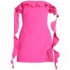 Ruffled Off Shoulder Sleeveless Bandage Mini Dress Ruffled Off Shoulder Sleeveless Bandage Mini Dress