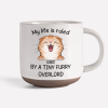 Ruled By Tiny Furry Overlords For Cat Lover Pottery Mug TH10 892093 Ruled By Tiny Furry Overlords For Cat Lover Pottery Mug TH10 892093
