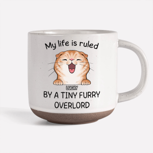 Ruled By Tiny Furry Overlords For Cat Lover Pottery Mug TH10 892093