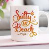 Salty Lil's Beach, Lady Woman Dancing, Personalized Mug