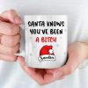 Santa Knows Who You Are - Friend Personalized Custom Mug - Christmas Gift, Birthday Gift For Best Friends, Family Members, Coworkers, Yourself Santa Knows Who You Are - Friend Personalized Custom Mug - Christmas Gift, Birthday Gift For Best Friends, Family Members, Coworkers, Yourself