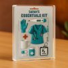 Sarah's Essentials Kit, Medical Scrubs, Stethoscope, Glove, Coffee Mug - Personalized Custom Acrylic Plaque - NUR001_RECA