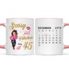 Sassy & Fabulous Birthday Calendar Pretty Woman Personalized Mug Sassy & Fabulous Birthday Calendar Pretty Woman Personalized Mug