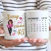Sassy & Fabulous Birthday Calendar Pretty Woman Personalized Mug Sassy & Fabulous Birthday Calendar Pretty Woman Personalized Mug