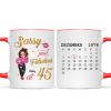 Sassy & Fabulous Birthday Calendar Pretty Woman Personalized Mug Sassy & Fabulous Birthday Calendar Pretty Woman Personalized Mug