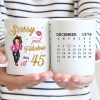 Sassy & Fabulous Birthday Calendar Pretty Woman Personalized Mug Sassy & Fabulous Birthday Calendar Pretty Woman Personalized Mug