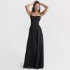 Satin Back Tie-Up Maxi Dress Satin Back Tie-Up Maxi Dress