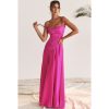 Satin Back Tie-Up Maxi Dress Satin Back Tie-Up Maxi Dress