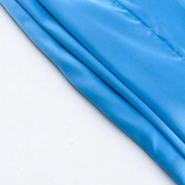 Satin Spaghetti Strap Sleeveless Backless Midi Dresses