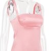 Satin Square Neck Strap Mini Dress