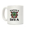 Sativa Diva Coffee Mug Sativa Diva Coffee Mug