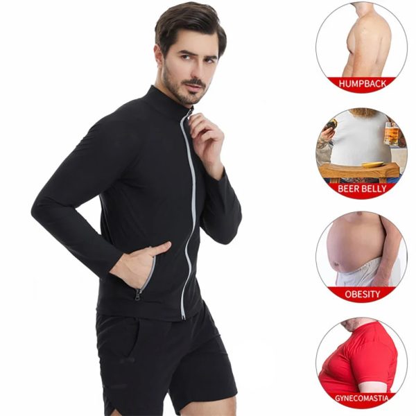 Sauna Sweat Compression Vest And Jacket