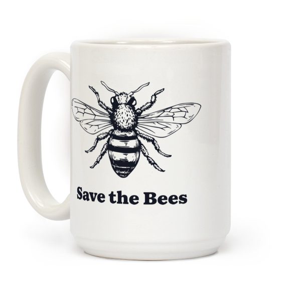 Save The Bees. Coffee Mug