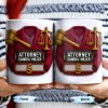 Scales Of Justice And Law Books - Personalized Custom Coffee Mug - GRAD299_MG