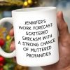 Scattered Sarcasm And Muttered Profanities Mug - Personalized Custom Coffee Mug - COL052_MG