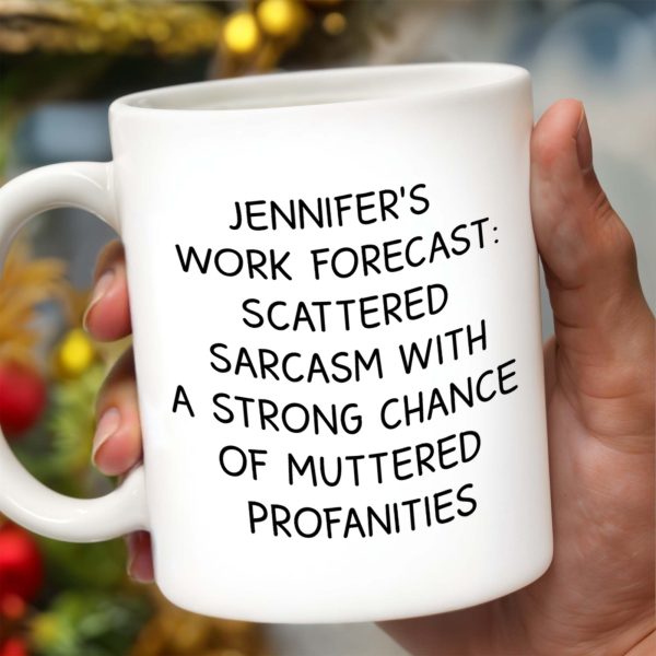 Scattered Sarcasm And Muttered Profanities Mug - Personalized Custom Coffee Mug - COL052_MG