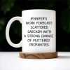 Scattered Sarcasm And Muttered Profanities Mug - Personalized Custom Coffee Mug - COL052_MG