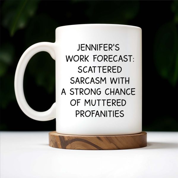 Scattered Sarcasm And Muttered Profanities Mug - Personalized Custom Coffee Mug - COL052_MG