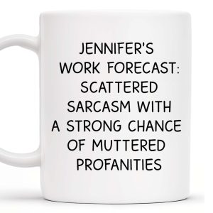 Scattered Sarcasm And Muttered Profanities Mug - Personalized Custom Coffee Mug - COL052_MG