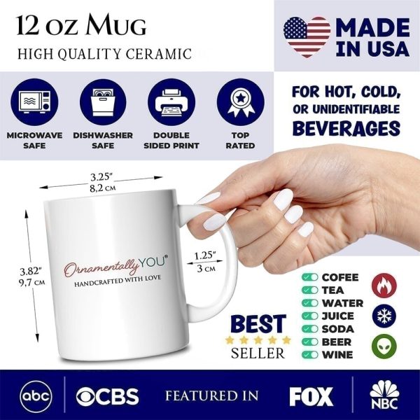 Science Teacher Elements Personalized Mug, Periodic Table Gift for Educators with Custom Name