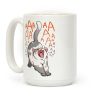 Screaming Yawning Cat Coffee Mug