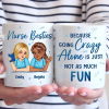 Scrub Life Is Better With You - Nurse Personalized Custom Mug - Appreciation, Thank You Gift, Nurse Life, Doctor Life