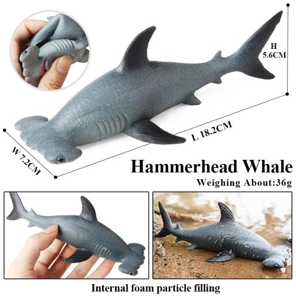 Sea Life Animals Soft Action Figures