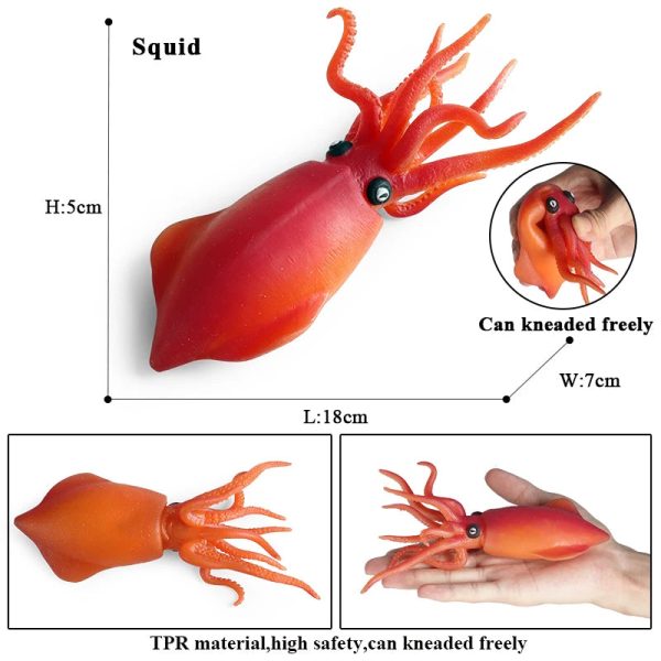 Sea Life Animals Soft Action Figures